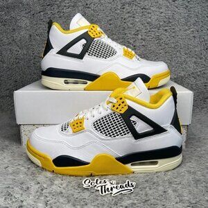 Air Jordan 4 Retro 'Vivid Sulfur' Size 9.5 Women Sneakers